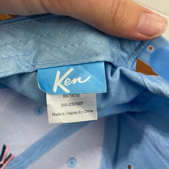 “Be a Ken” Baby Blue Barbie Adjustable Embroidered Hat EUC - Picture 4 of 8